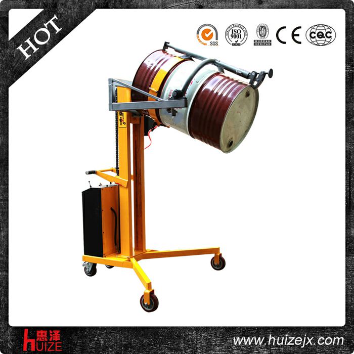 半電動(dòng)油桶車(chē)（直角腿，夾鐵桶翻轉(zhuǎn)）